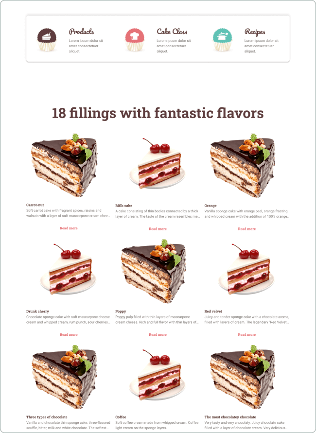 Website für Café & Bäckerei mit Admin-Panel — 1