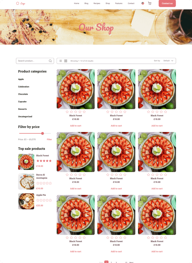 Website für Café & Bäckerei mit Admin-Panel — 2