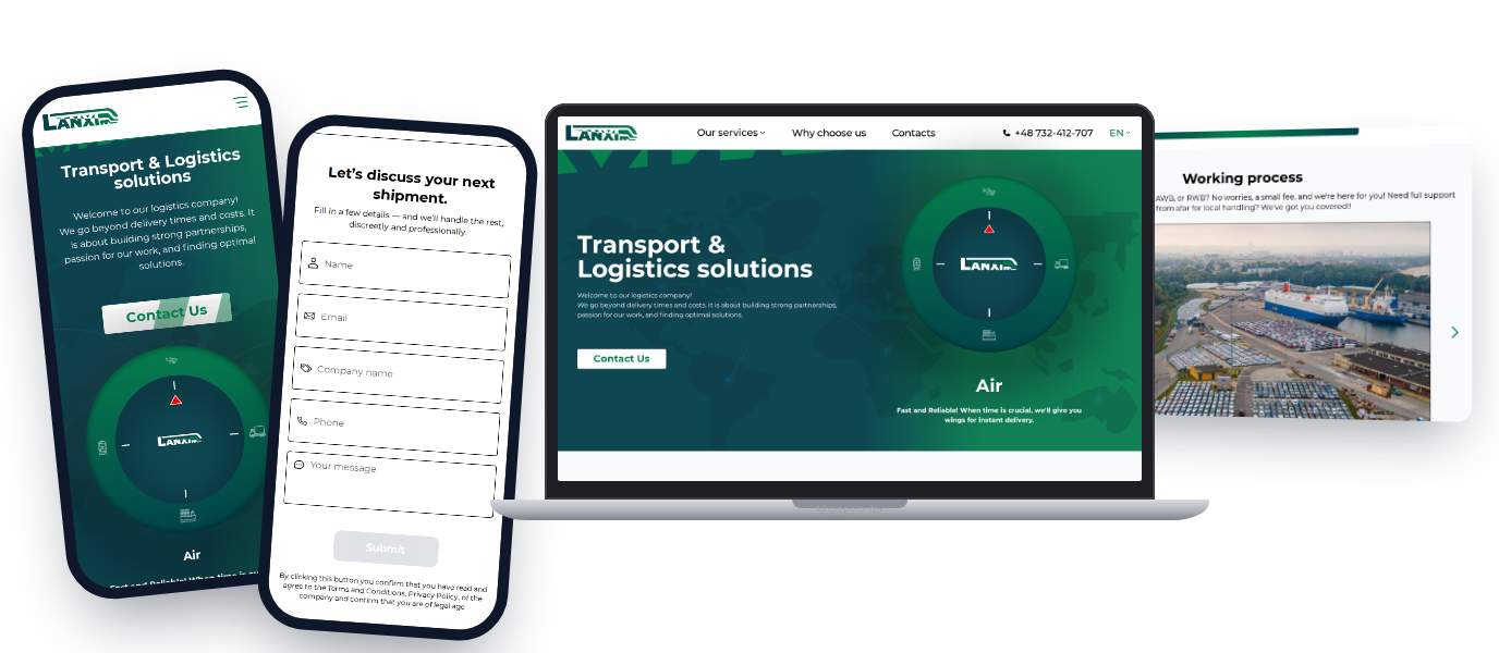 Lanxi – International Logistics Company Website