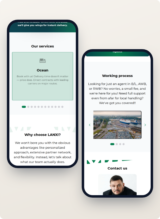 Lanxi – International Logistics Company Website — 2