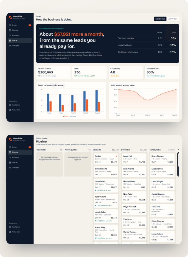 MovePilot – autopilot pro stěhovací firmu — 1